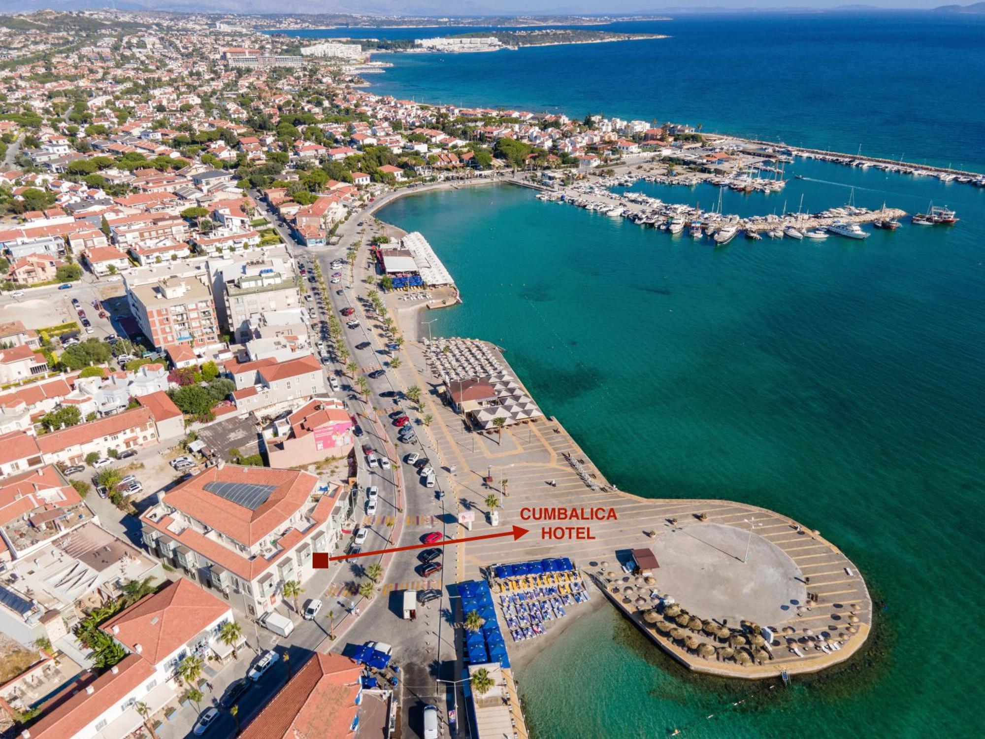 Cumbalica Beach Hotel Çeşme Exterior foto